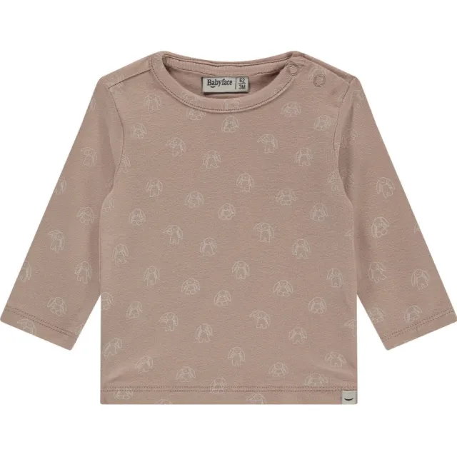 Babyface longsleeve oudroze all-over print