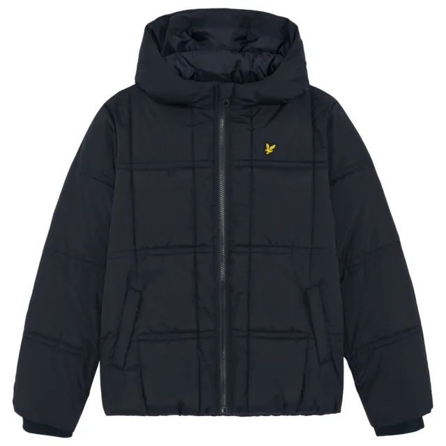 Lyle & Scott gewatteerde jas donkerblauw, foto 2