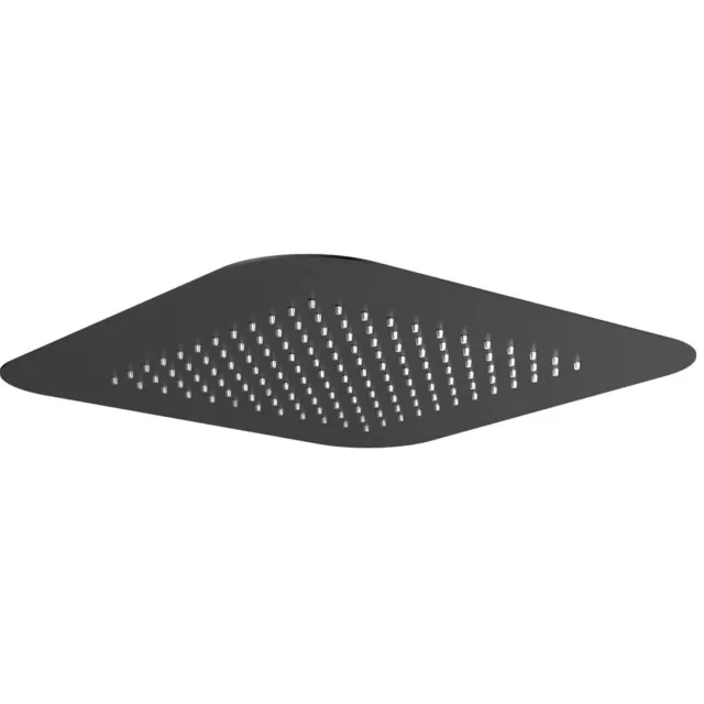 Hotbath Hoofddouche Hotbath Gal Inbouw Vierkant 42x42 cm Geborsteld Gunmetal PVD