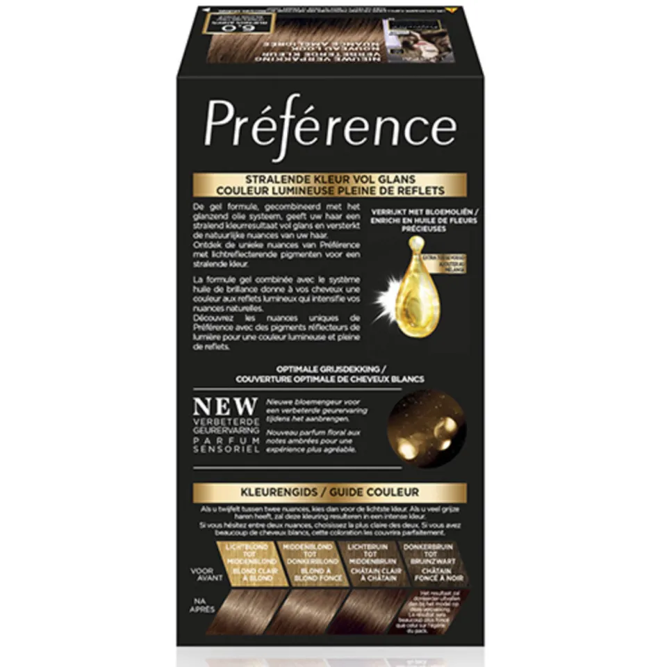 L'oréal Préférence haarkleuring 6.0 donkerblond, foto 4