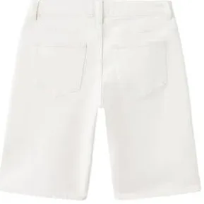 Mango Kids jeansshort wit, foto 3