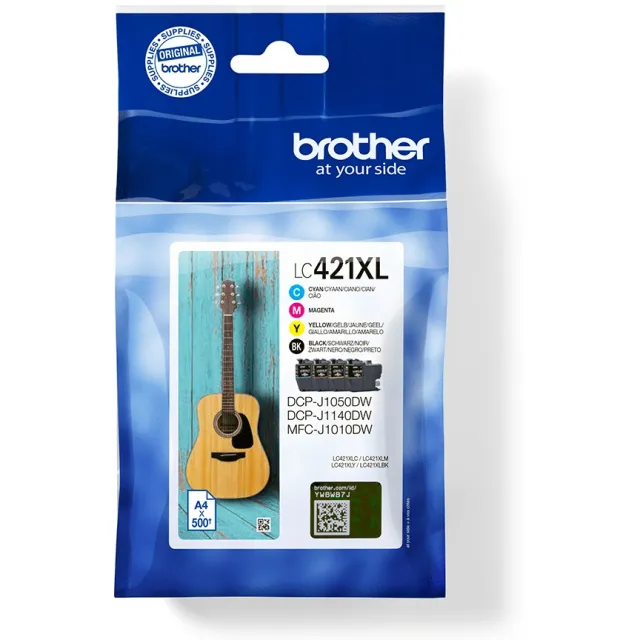 Brother LC-421XL inktcartridges multipack 4 kleuren, foto 2