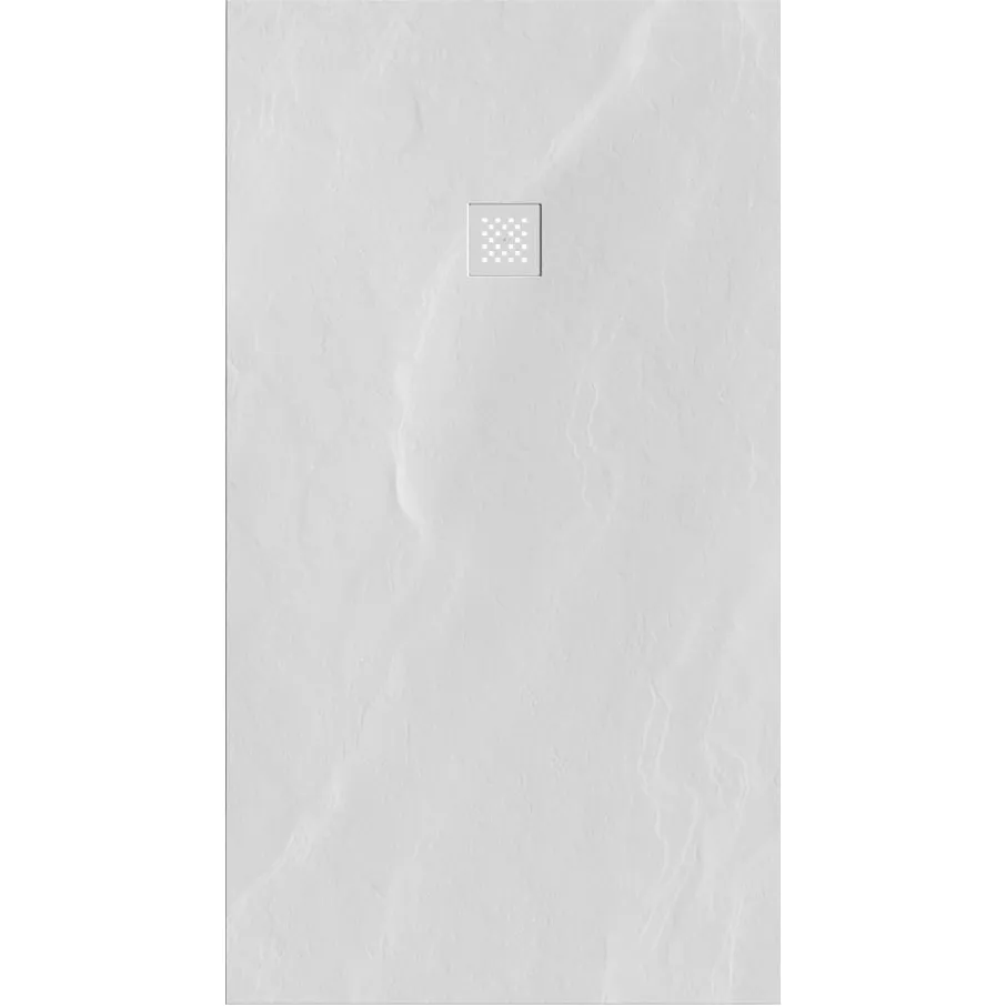 Brauer Asteroid douchebak 100x180 cm mat wit