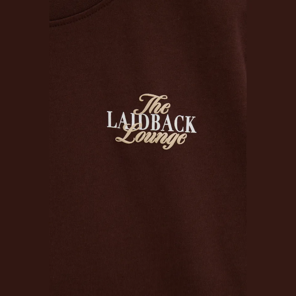WE Fashion T-shirt met backprint donkerbruin, foto 8