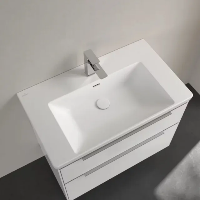 Villeroy & Boch Subway 3.0 wastafel stone white Wit