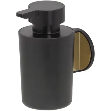 Tiger Tune zeepdispenser zwart met messing