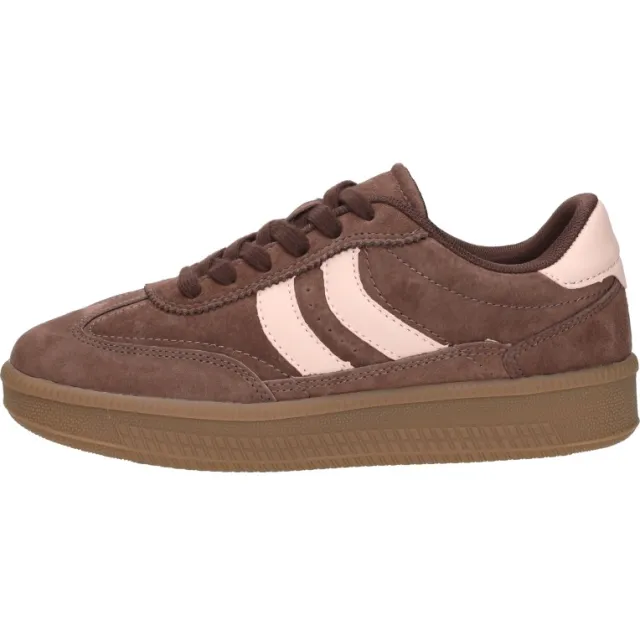 Sub55 sneakers laag middelbruin, foto 2