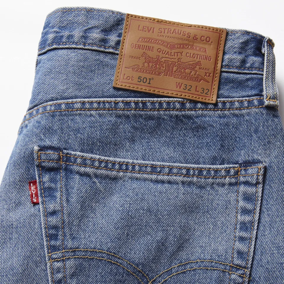 Levi's Big and Tall 501 straight leg jeans chemicals, foto 5