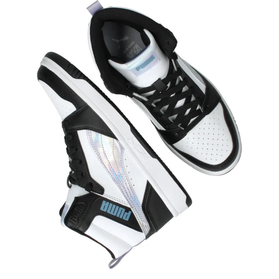 Puma Rebound V6 Mid Space Belle sneaker wit, foto 4