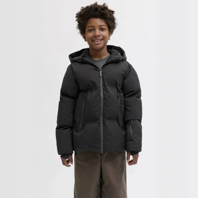 Jack & Jones Junior gewatteerde jas zwart, foto 2