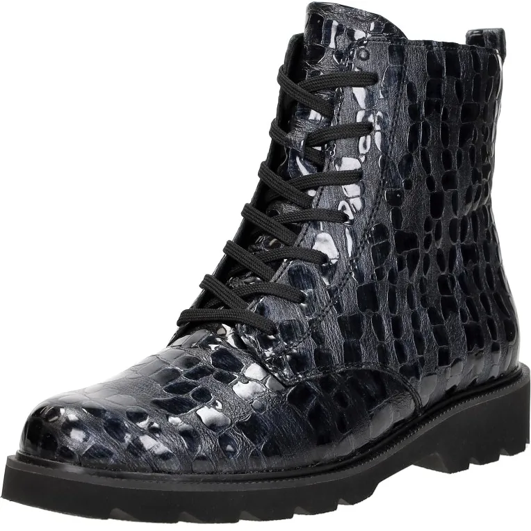 Remonte veterboots blauw lak, foto 4