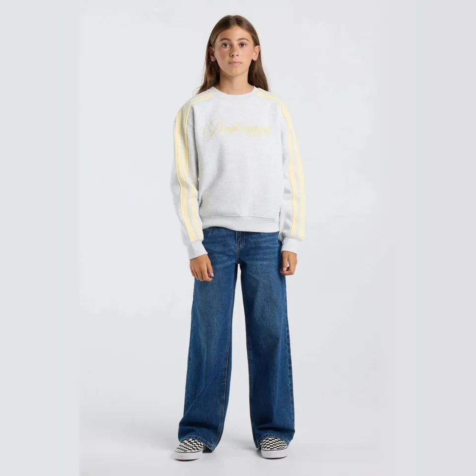 America Today sweater met tekst - grijs/geel, foto 5