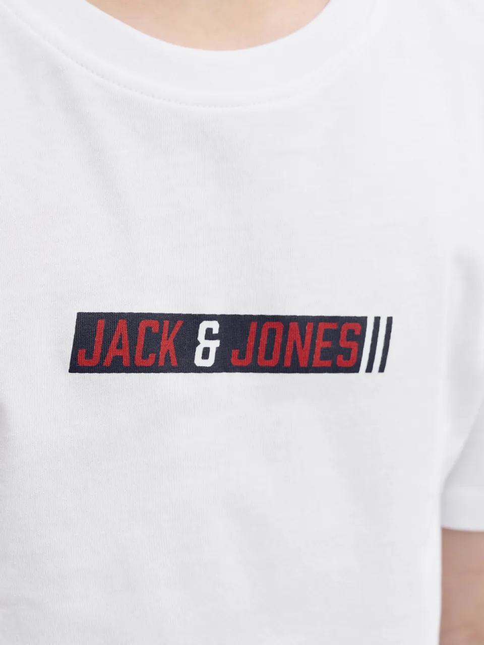 Jack & Jones junior t-shirt met logo wit, foto 7