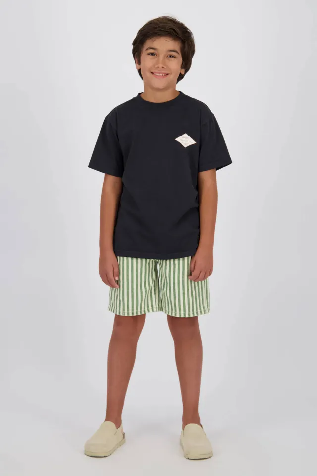 Vingino T-shirt met backprint zwart