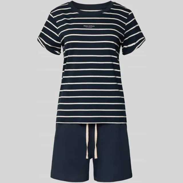 Marc O'Polo regular fit pyjamaset van puur katoen Donkerblauw
