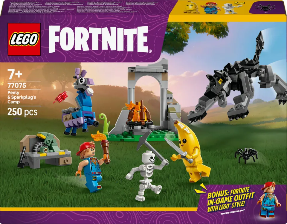 Lego Fortnite Peely en Sparkplugs Kamp Bouwset 77075, foto 7