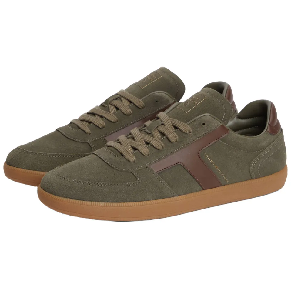 Tommy Hilfiger TH Tribeca lage sneakers groen, foto 4