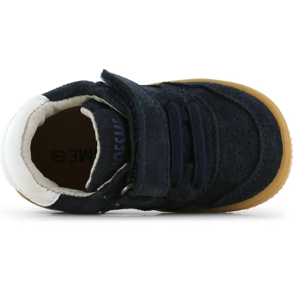 Shoesme suède sneakers - donkerblauw, foto 5