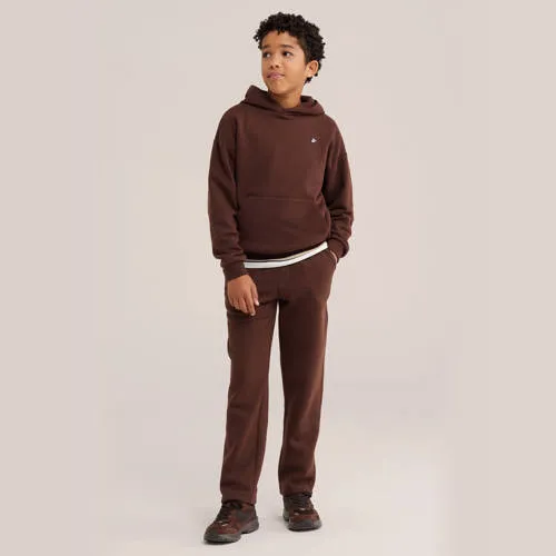 WE Fashion sweat hoodie - donkerbruin, foto 3