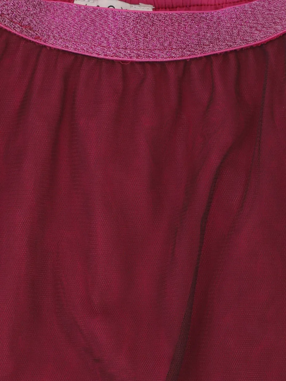 LOOXS little korte tule rok donkerrood, foto 6