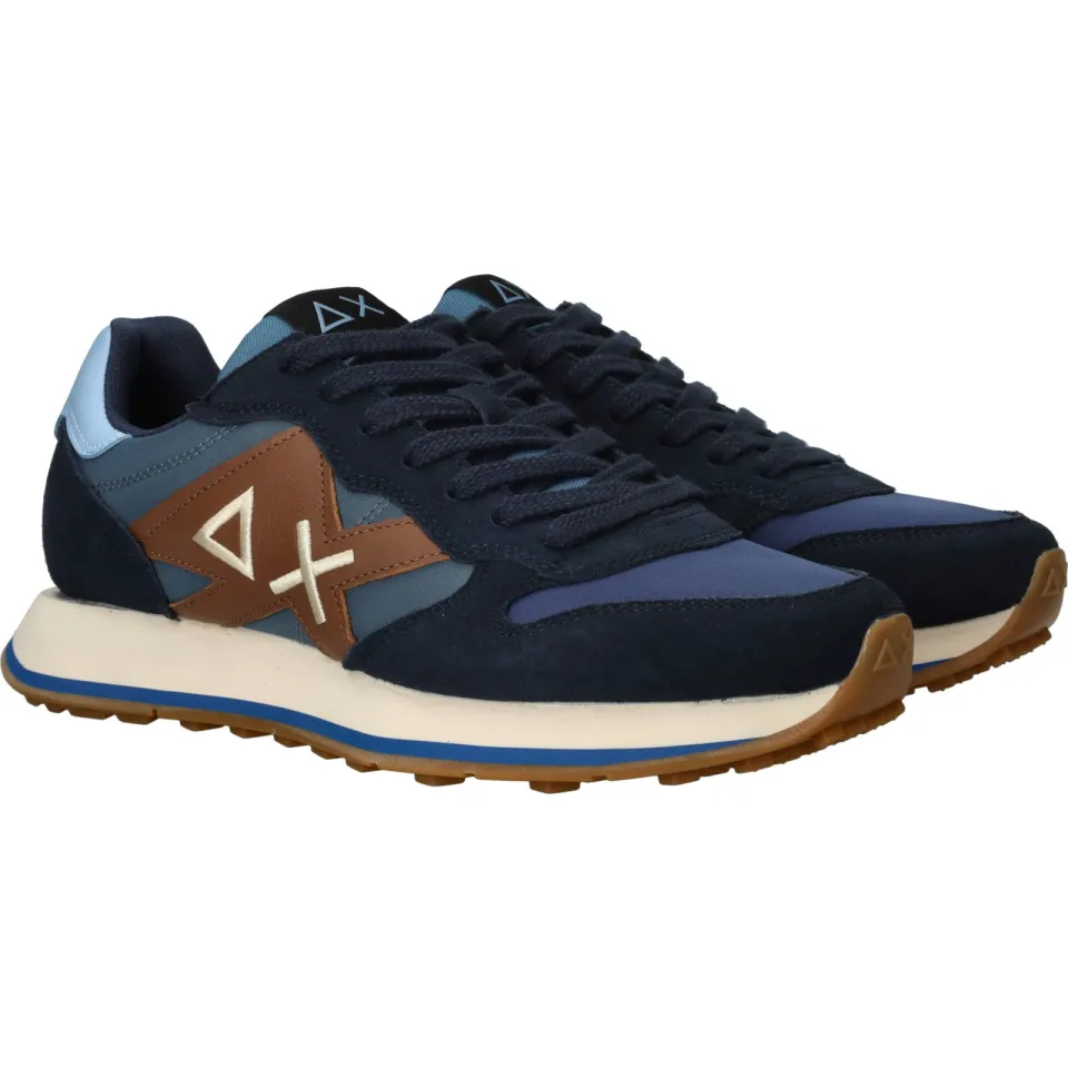 Sun68 Jaki 2.0 Bicolor sneaker blauw, foto 2