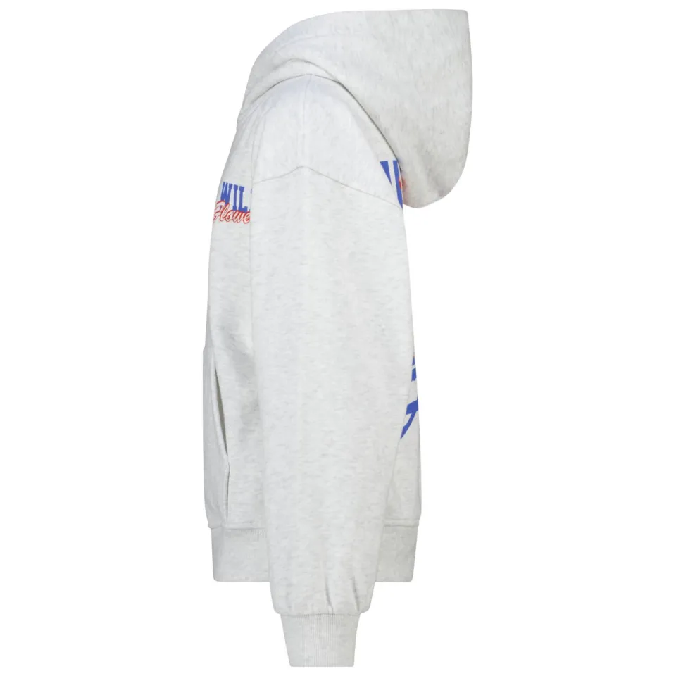 America Today hoodie met backprint - light grey, foto 4