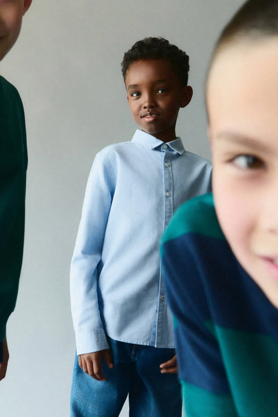 Mango Kids overhemd - lichtblauw