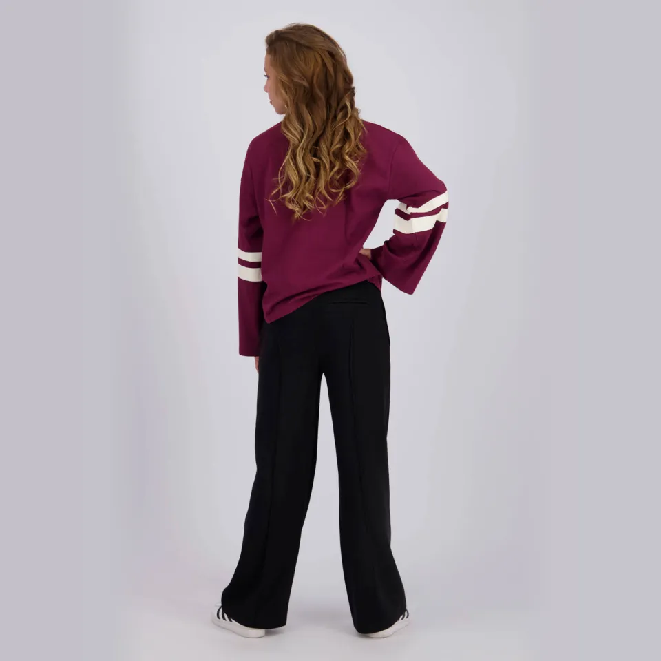 Raizzed Tiana longsleeve met print donkerrood, foto 6