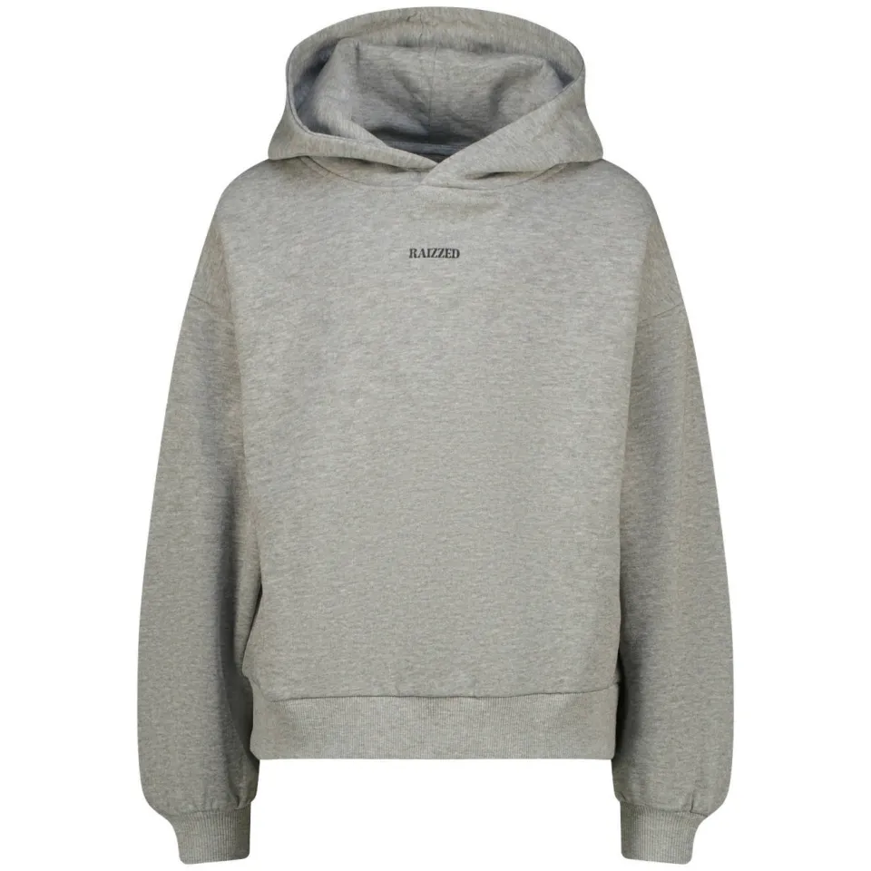 Raizzed hoodie met backprint - grijs melange, foto 2