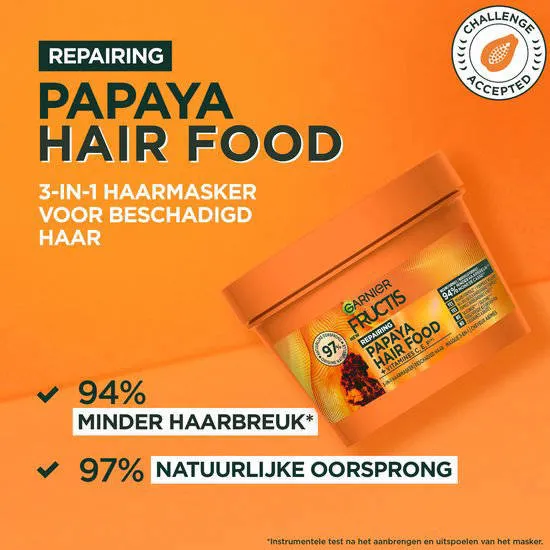 Garnier Fructis Hair Food Papaya haarmasker, foto 3