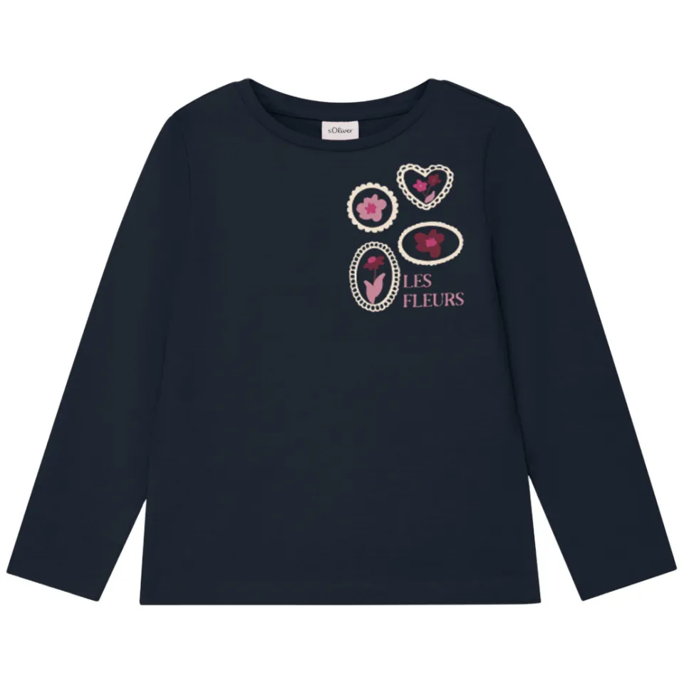 S.Oliver longsleeve marineblauw, foto 2