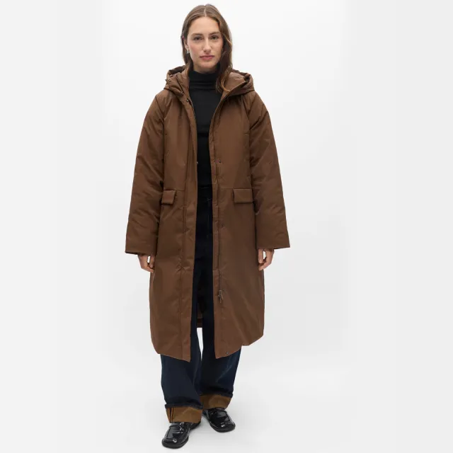 Object winterjas - bruin