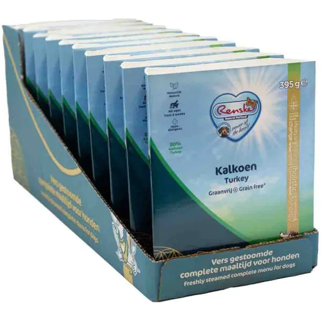 Renske Vers Gestoomd Complete Menu kalkoen graanvrij natvoer, foto 2