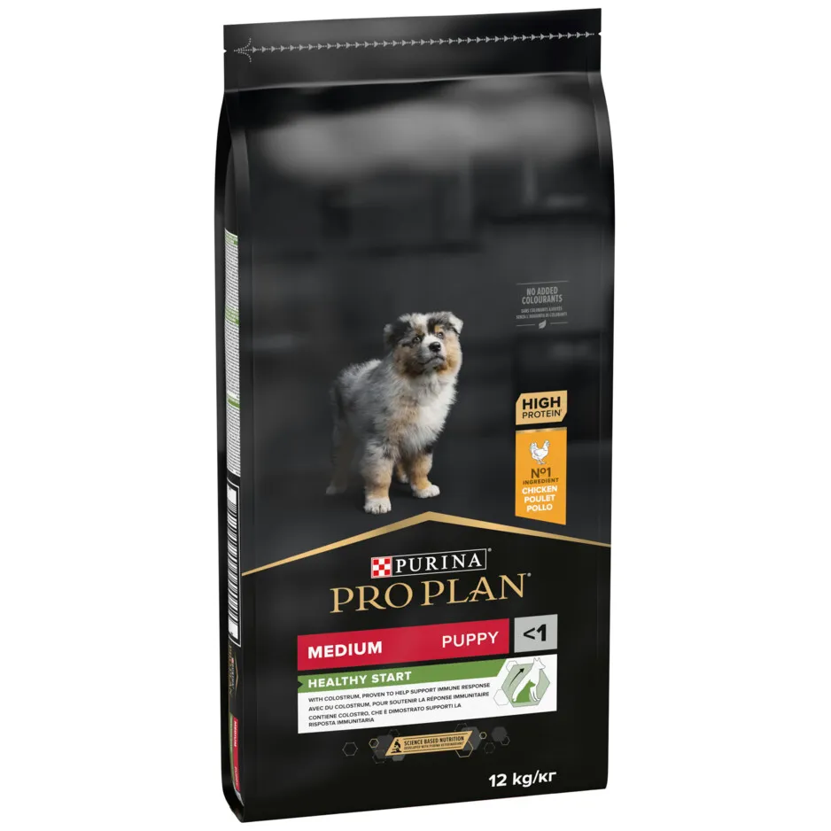 Pro Plan Medium Puppy Healthy Start hondenvoer kip 12 kg