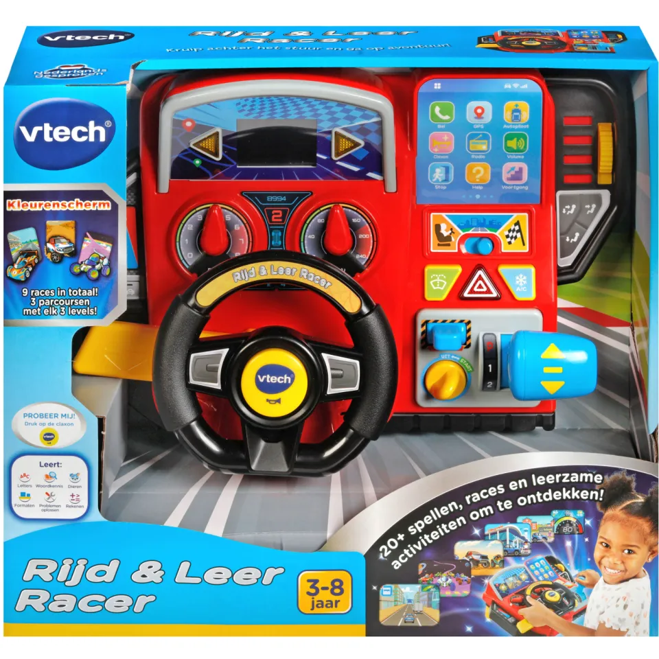 VTech Preschool Rijd & Leer Racer speelvoertuig, foto 5