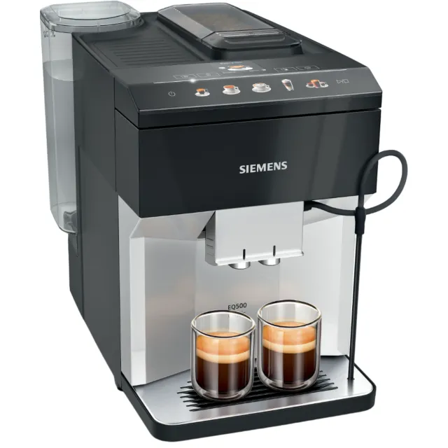 Siemens Eq.500 Tp515r01 - Volautomatische Espressomachine Zilver zwart-zilver