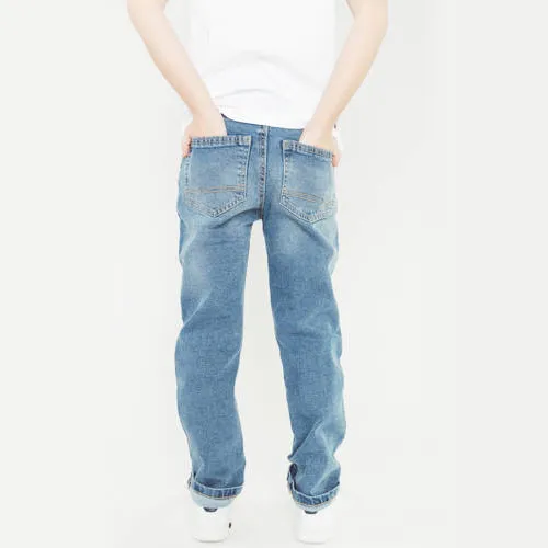 TYGO & vito regular waist regular fit jeans medium blue denim, foto 3