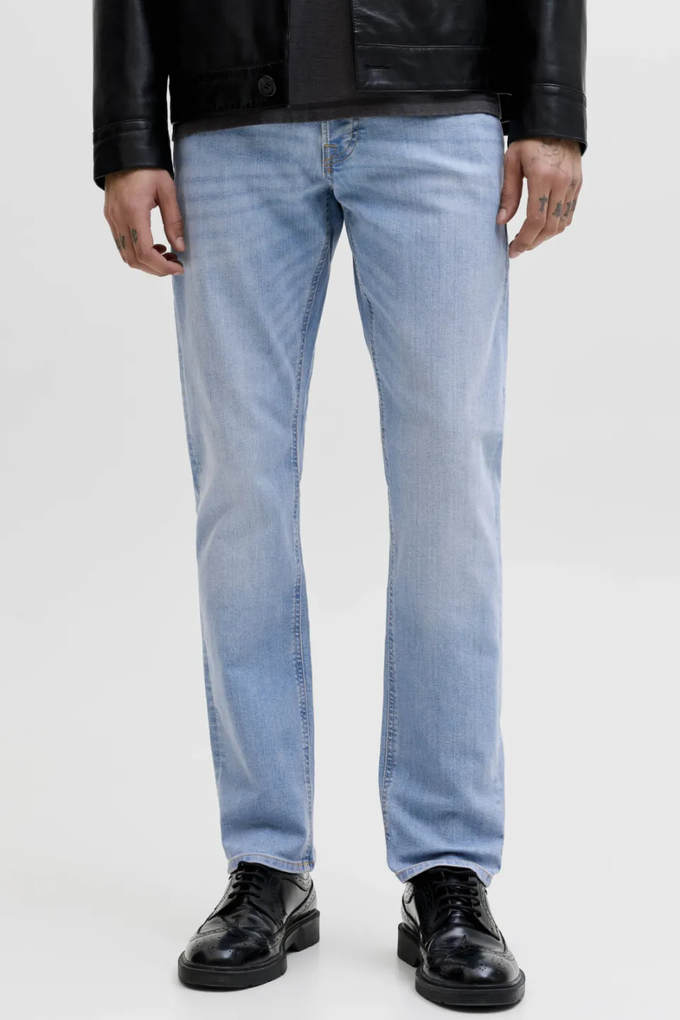 Jack & Jones JEANS INTELLIGENCE slim fit jeans JJIGLENN JJORIGINAL blue denim, foto 5