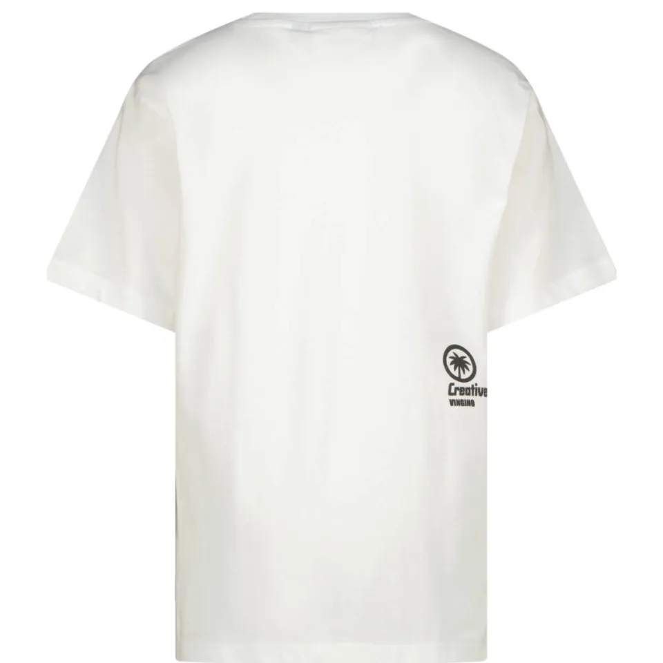 Vingino T-shirt wit met print, foto 3