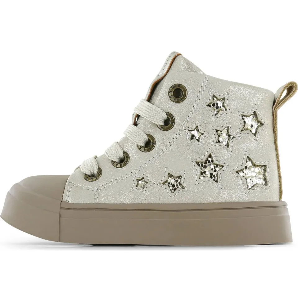 Shoesme sneakers lichtgrijs oud roze unicorn, foto 3