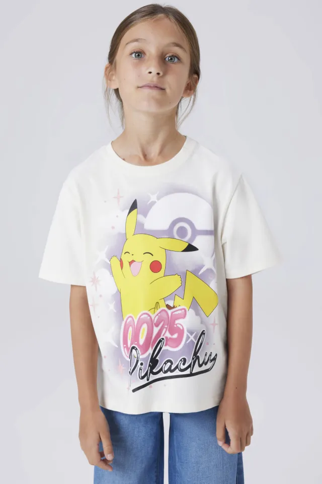 NAME IT Pokemon T-shirt offwhite