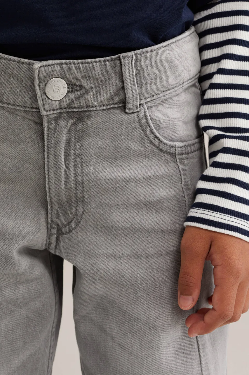 WE Fashion wide leg jeans - grijs, foto 4