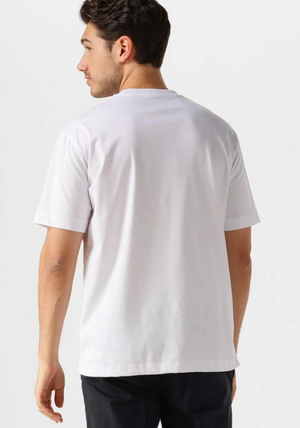 Desoto Luxury Heren Polo's & T-shirts Luxury Two Ply T-shirt 1/2 - Wit, foto 3