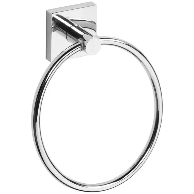 Sapho Handdoekhouder Sapho X-Square Rond 16x19 cm Chroom