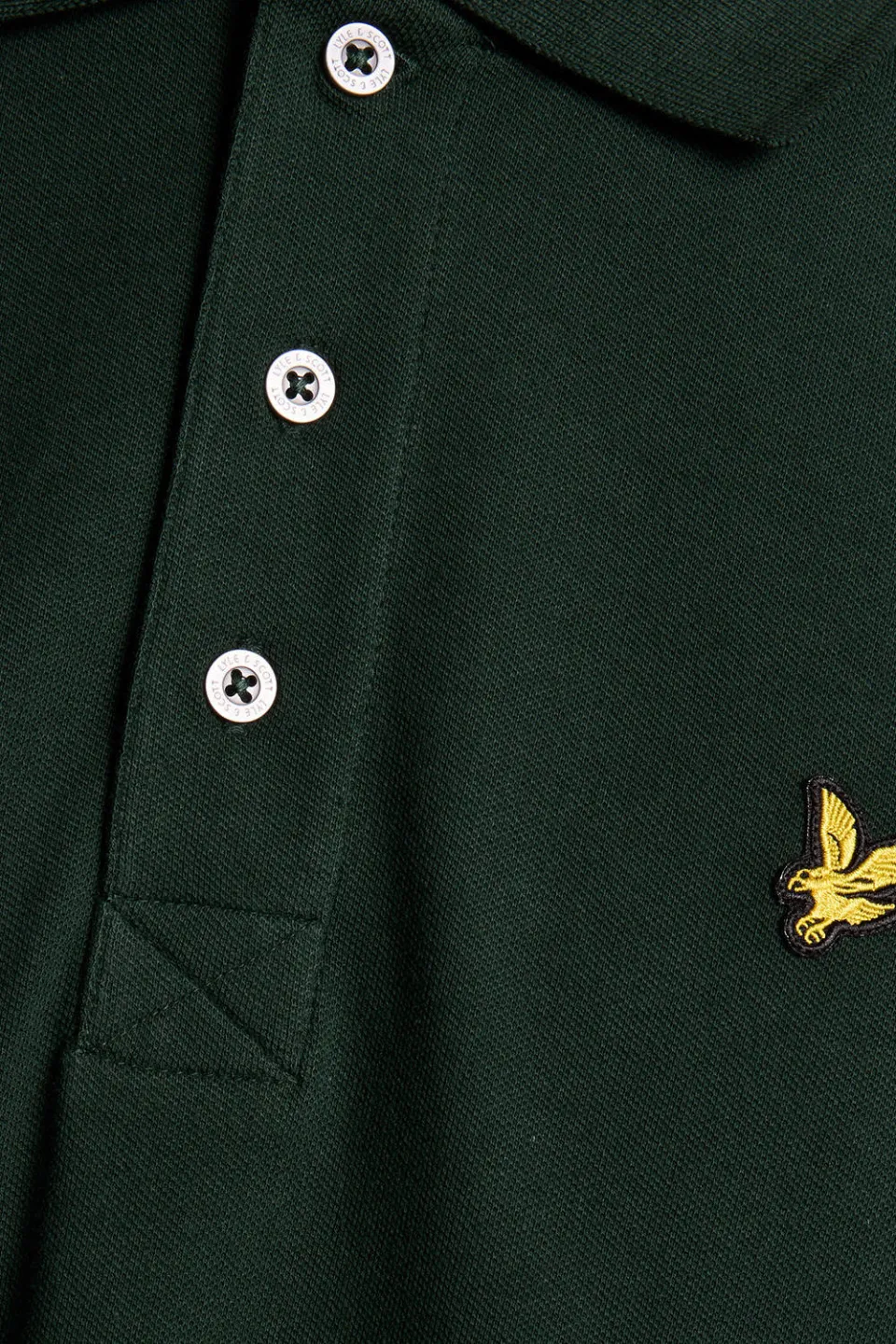 Lyle & Scott regular fit polo - donkergroen, foto 5