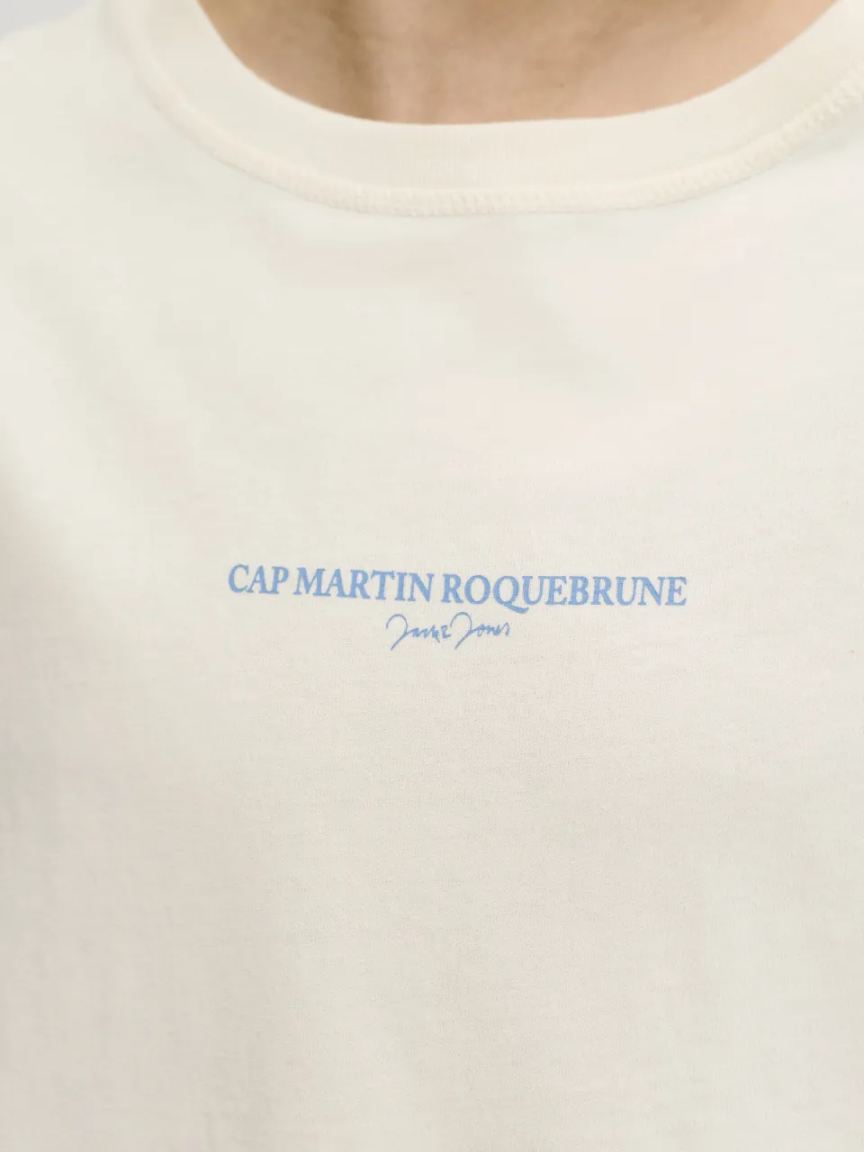 Jack & Jones T-shirt met backprint ecru, foto 6