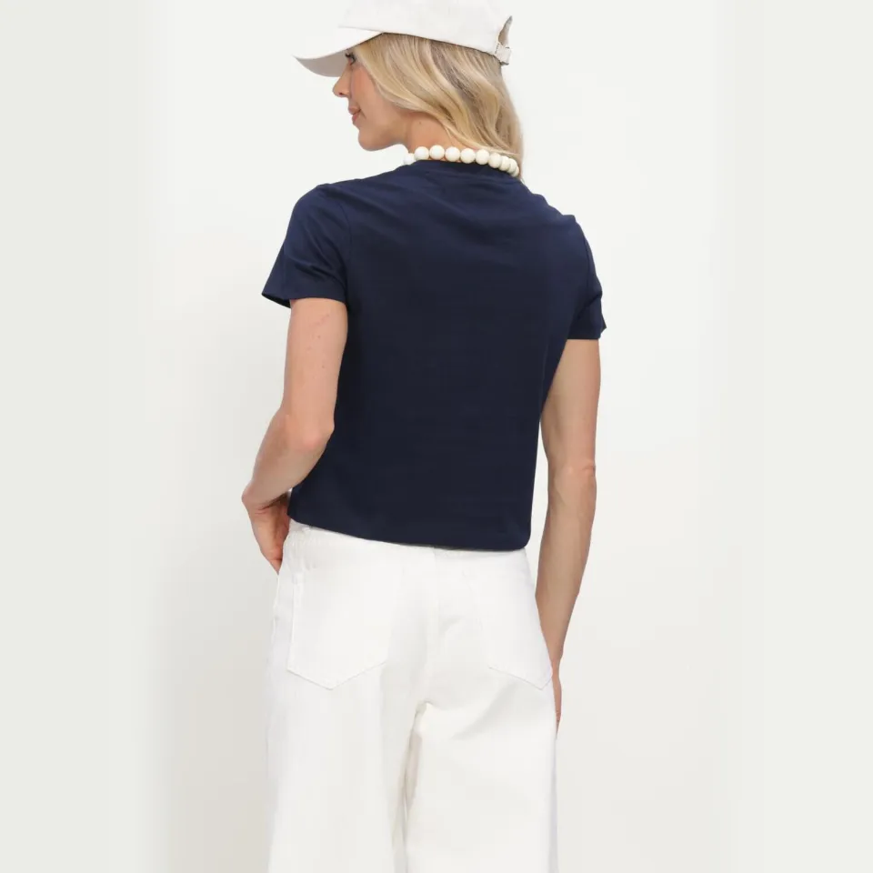 Tommy Jeans Dames Tops & T-shirts Tjw Reg Flag Ss Tee Ext - Donkerblauw, foto 3