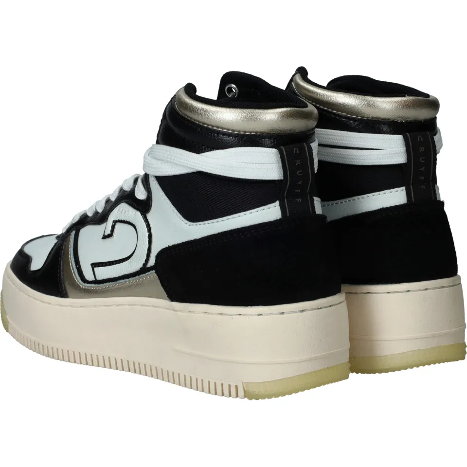 Cruyff Campo High Lux hoge sneakers zwart, foto 5