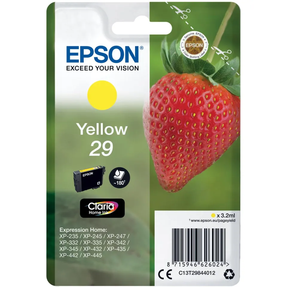 Epson 29 inktcartridge geel