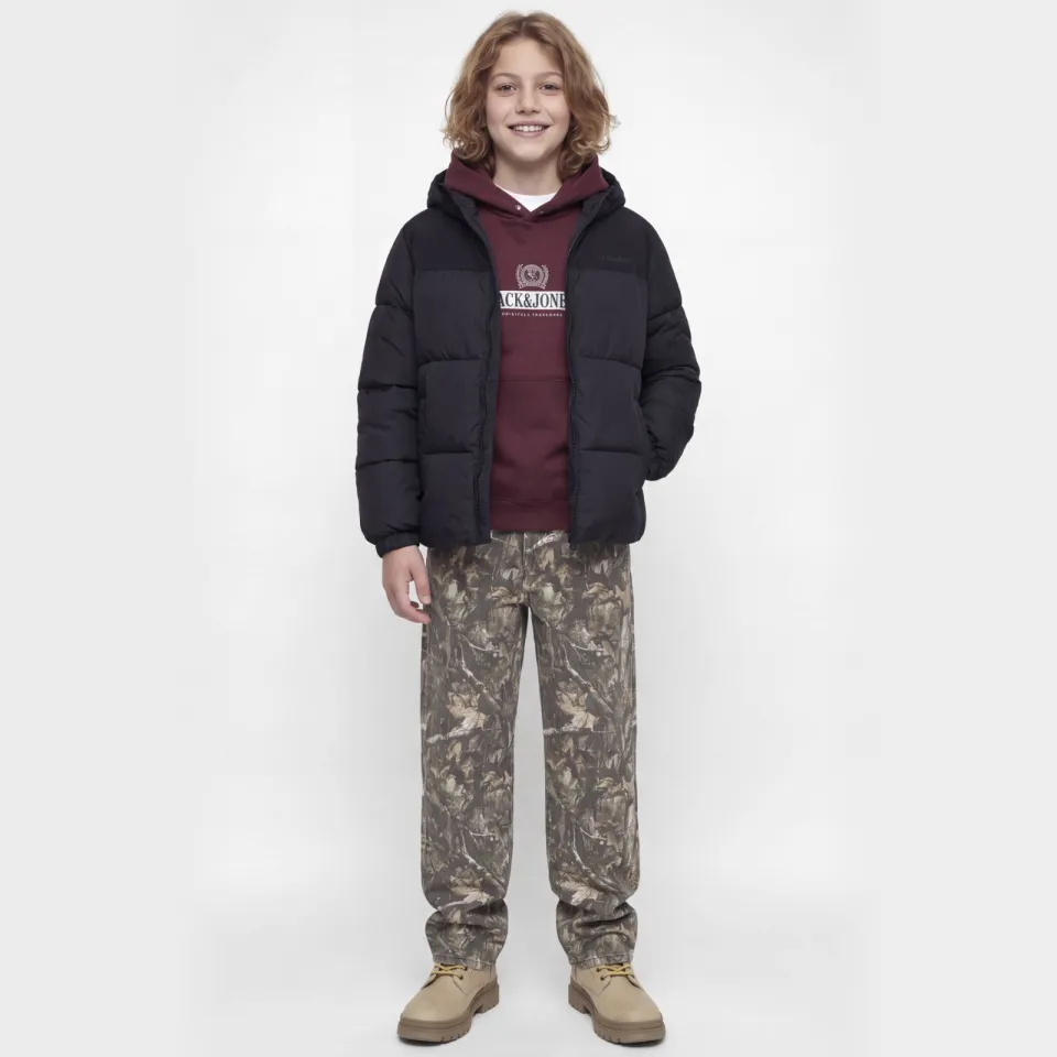 Jack & Jones Raze puffer winterjas zwart, foto 3